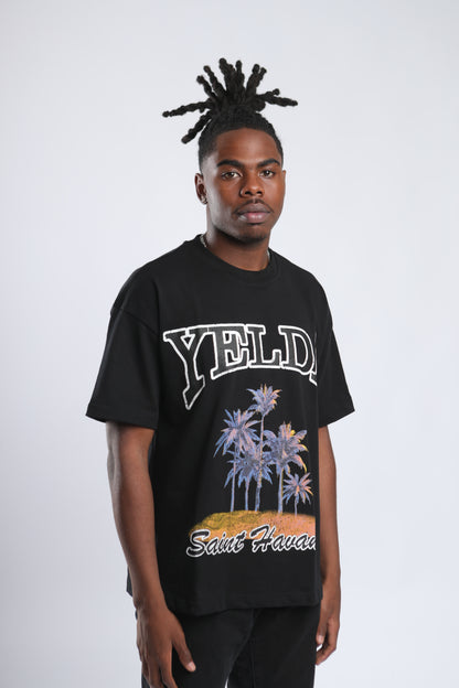Yelda Black Saint Havana Tee